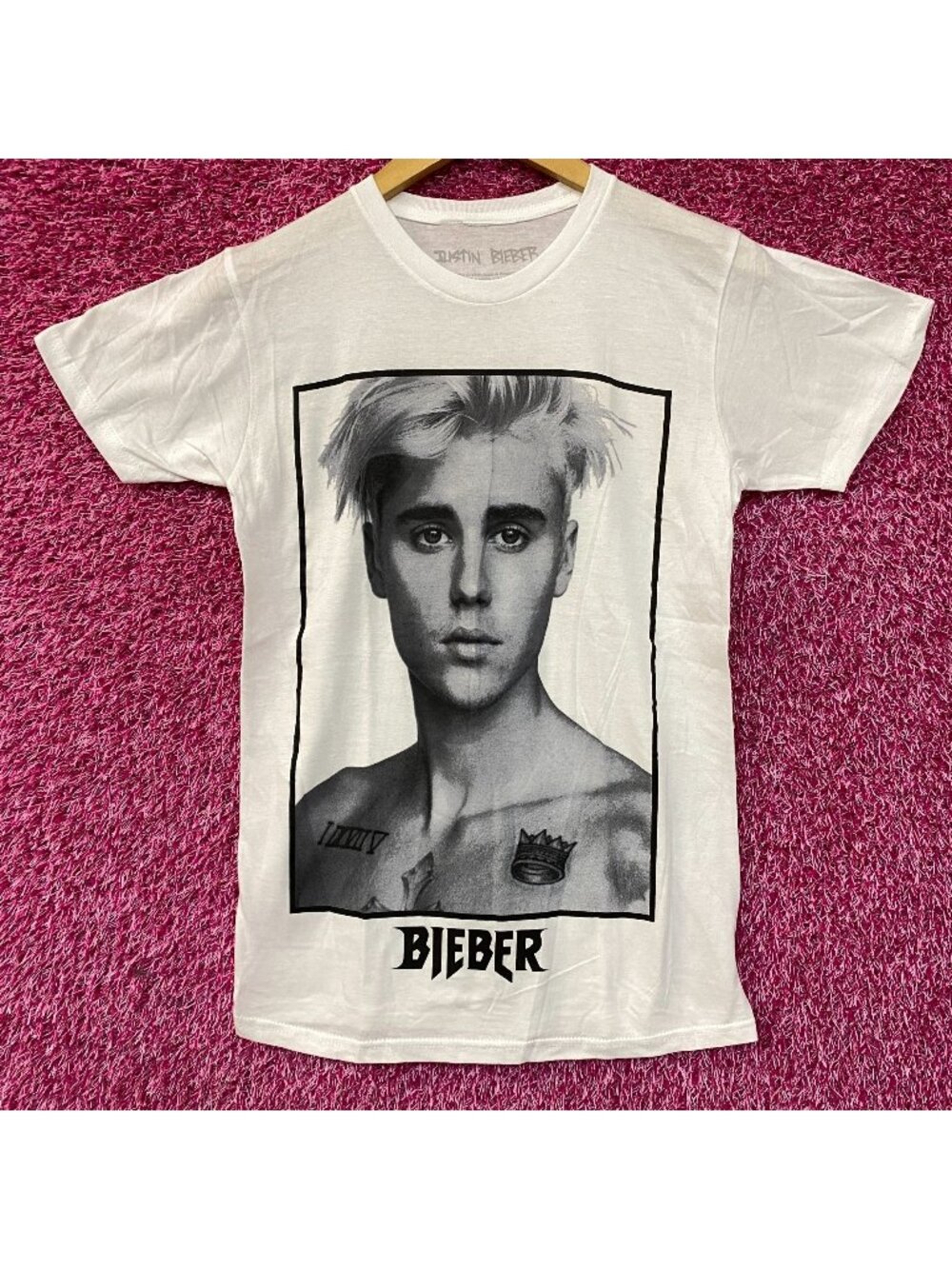Justin Bieber Purpose Album Poster T-Shirt Small